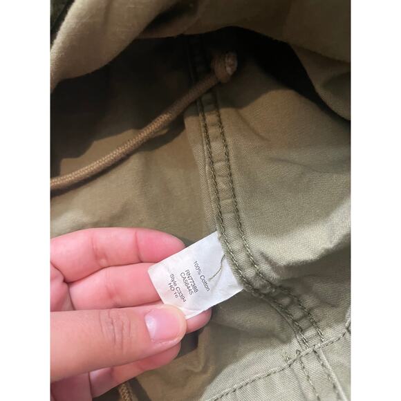 Madewell Women's Fleet Jacket Olive Green Size Medium Full Zip Military Style - Picture 4 of 7